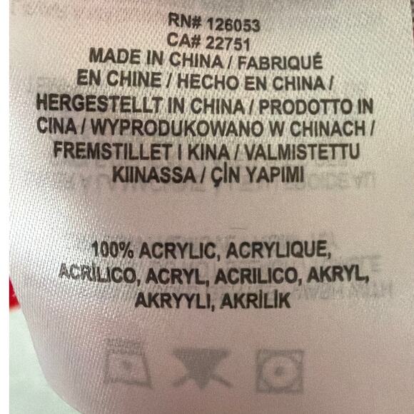 Chicago Blackhawks Ugly Christmas Sweater Red Black Size L Hockey Fans NHL - Picture 9 of 10